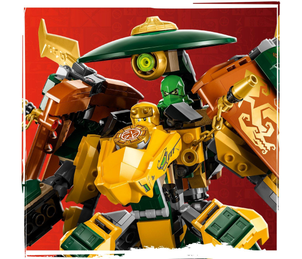 LEGO Ninjago 71794 Drużyna mechów ninja Lloyda i Arina - 1141575 - zdjęcie 10